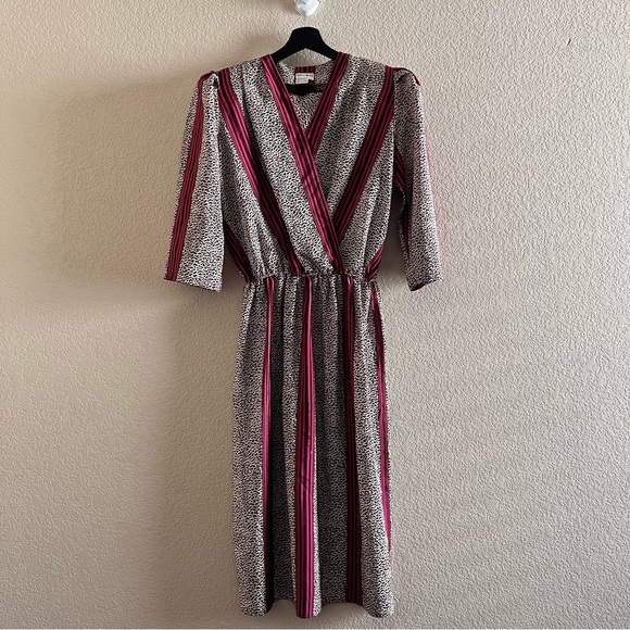 Vintage 80’s Neiman Marcus Midi Dress Size 8 - Picture 9 of 11